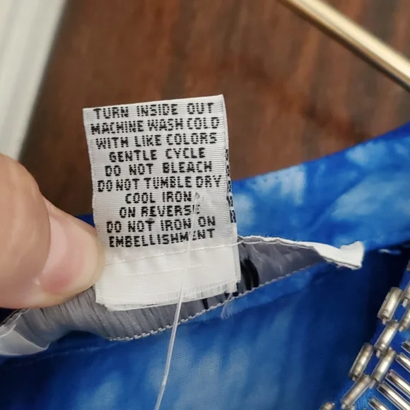 CruiseWear and Company blue tie dye dress - Picture 8 of 10